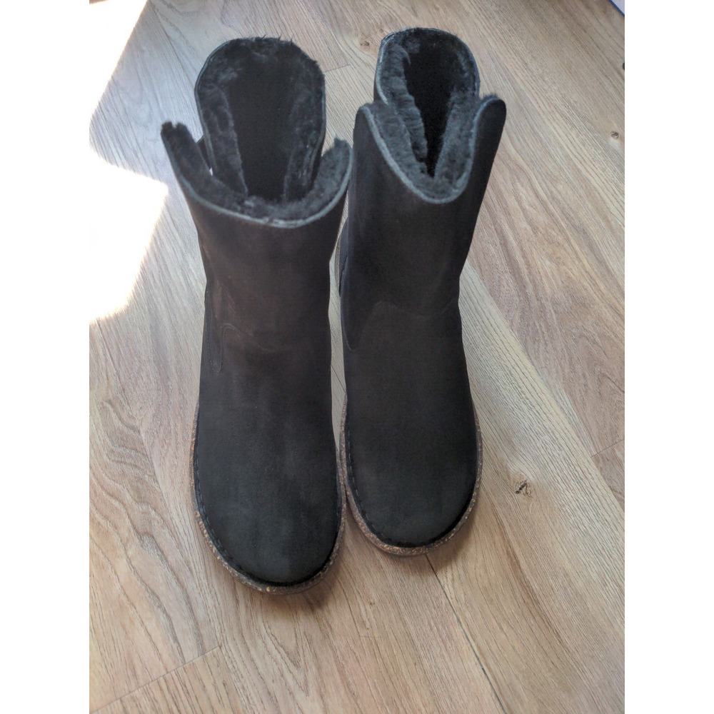 Birkenstock Uppsala Shearling Pull On Boots Black - Picture 4 of 11